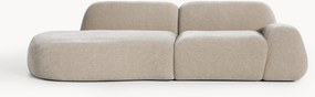 Modulaire teddy chaise longue Wolke (3-zits)