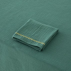 Tafelkleed in tetra, Kumla, geborduurd