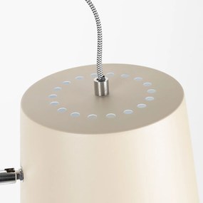 Zuiver Buckle Beige Vloerlamp Van Metaal