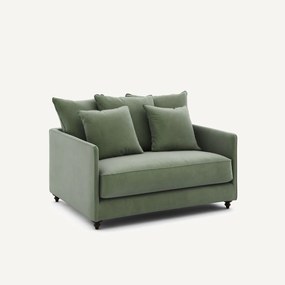 2-zits omvormbare bank van fluweel, Lazare