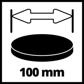 Einhell Reinigingspadsset - 6-delig - Ø 100 mm - Dikte: 10 mm - Geschikt voor Picobella 18/90 Li Solo