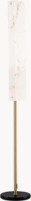 LED-vloerlamp Aider met albast effect