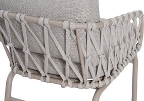Tuinstoel Rope Zand/Beige Lifestyle Garden Furniture Ventana low  loft