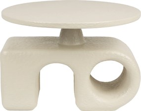 Zuiver Hermit Organische Salontafel Beige - 58 X 58cm.