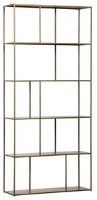 BePureHome Valued Stellingkast Van Antiek Messing - 90x30x196cm.