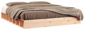 vidaXL Bedframe massief hout 160x200 cm