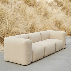 Soft Zitzak Outdoor 3 Seater - Bouclé Beige