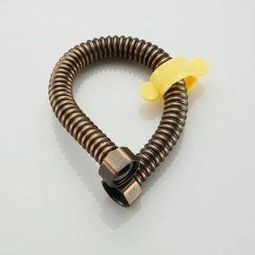 Saniclear Antique aansluitslang 30cm 1/2'' x 1/2'' verouderd messing