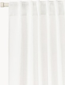 Lichtdoorlatende gordijnen Ibiza met verborgen tunnelzoom, 2-delig, B 135 cm