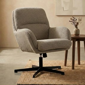 Kleine Fauteuil Draaibaar Grijsbruin