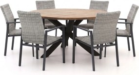 + 15% kassakorting | Diningset Manifesto  | 6 personen teakhout | Tuinset stapelbaar | 7-delig | Kees Smit Tuinmeubelen