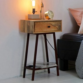 BePureHome Skybox Sidetable Naturel - 45x30x70cm.