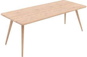 Goossens Eettafel Bjarte, Rechthoekig 220 x 90 cm