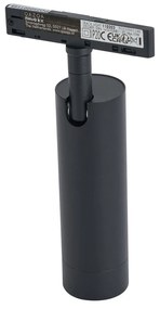 Moderne spot zwart voor railsysteem 1-fase GU10 35mm - Slimline Uzzy