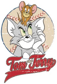 Kunstafdruk Tom & Jerry - Baseball, (26.7 x 40 cm)