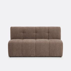 Modulaire bank, 3-zits, van fijn chenille, ANETA