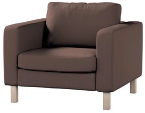 Dekoria IKEA hoes voor Karlstad 1-zit, bruin-zwart