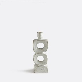 Organische kandelaar van keramiek, hoogte 25,5 cm, CERAL