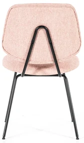 Eleonora Lynn Moderne Eetkamerstoel Roze