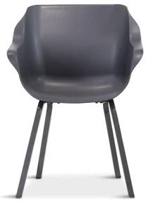 Tuinset 4 personen 180 cm Kunststof Grijs Hartman Sophie