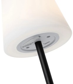 Buitenlamp met dimmer LED Set van 2 tafellamp met dimmeren zwart oplaadbaar 40 cm IP54 - Jude Modern IP54 Buitenverlichting rond Lamp