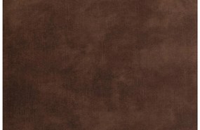 Goossens Excellent Salontafel Enza rond, stof bruin, elegant chic, 70 x 36 x 70 cm
