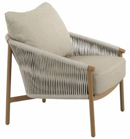 4 Seasons Outdoor Milos loungestoel amber Loungestoel   taupe weerbestendig