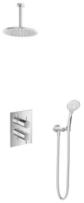 Hotbath Get Together IBS2ACR inbouwdouche met 3s handdouche en 15cm plafondbuis chroom