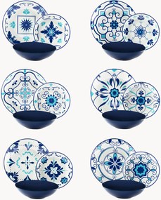 Serviesset Vietri, 6 personen, 18-delig