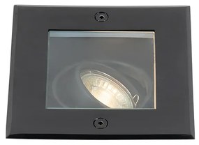 Moderne grondspot zwart verstelbaar IP65 - Oneon