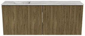 Mondiaz Joya DLux 100cm toiletmeubel dusk met wastafel faye links zonder kraangat glace