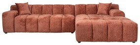 Richmond Interiors Cube Sofa Hoekbank Blush Fusion Roze 3 Zits + Lounge Rechts