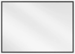 Mexen Loft rechthoekige badkamerspiegel 70 x 50 cm, zwarte lijst - 9852-070-050-000-70