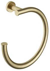 Hotbath &More handdoekring geborsteld messing
