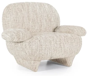 Eleonora Jayden Design Fauteuil Beige Stof