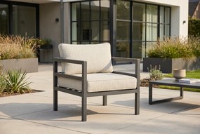 Tuinstoel Aluminium Grijs-antraciet Lifestyle Garden Furniture Rodenzo