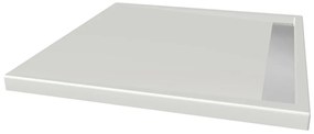 Xenz Easy-Tray douchebak 80x80x5cm edelweis