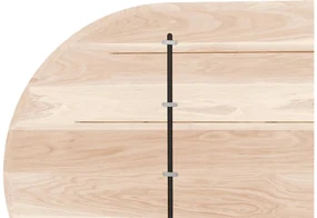 Goossens Excellent Eettafel Floyd, Semi rond 240 x 100 cm