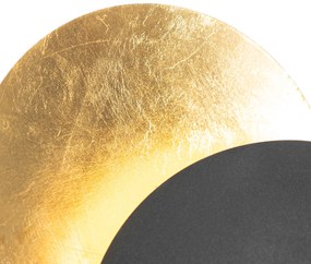 Smart wandlamp met dimmer zwart met goud incl. Wifi G9 - Sunrise Modern G9 rond Binnenverlichting Lamp