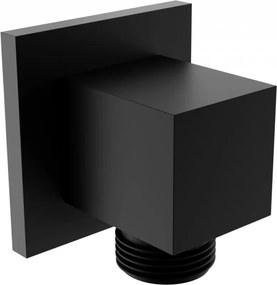 Mexen Cube hoekige aansluiting, zwart - 79340-70
