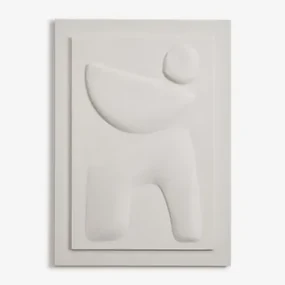 Decoratief Canvas 100x140 Cm Met Reliëf Quelio B - Sklum
