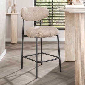 Ronde Barstoel Met Rugleuning