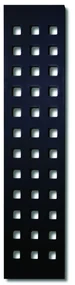 Sanicare design radiator Square 180 x40 cm. mat zwart