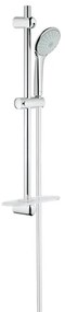 GROHE Euphoria 110 Mono Glijstangset - 60cm - ronde hanndouche - 1 straalsoort - gladde doucheslang - met zeepschaal - chroom 27266001