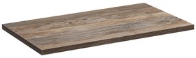 Comad Santa Fe FSC wastafel toppaneel 160cm bruin eiken