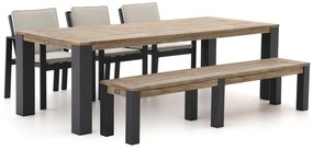 Diningset Bellagio  | 6 personen | Tuinset teakhout | 5-delig | Kees Smit Tuinmeubelen