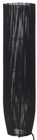 vidaXL Vloerlamp E27 61 cm wilgen zwart