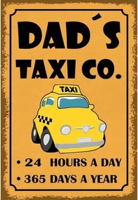 Wandbord - Dads Taxi Co