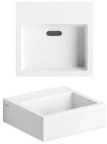 Clou Flush 1 fontein 28cm solid surface wit mat