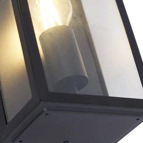 Smart buiten wandlamp zwart 25,5 incl. WiFi A60 IP44 - Rotterdam Modern, Landelijk E27 IP44 Buitenverlichting